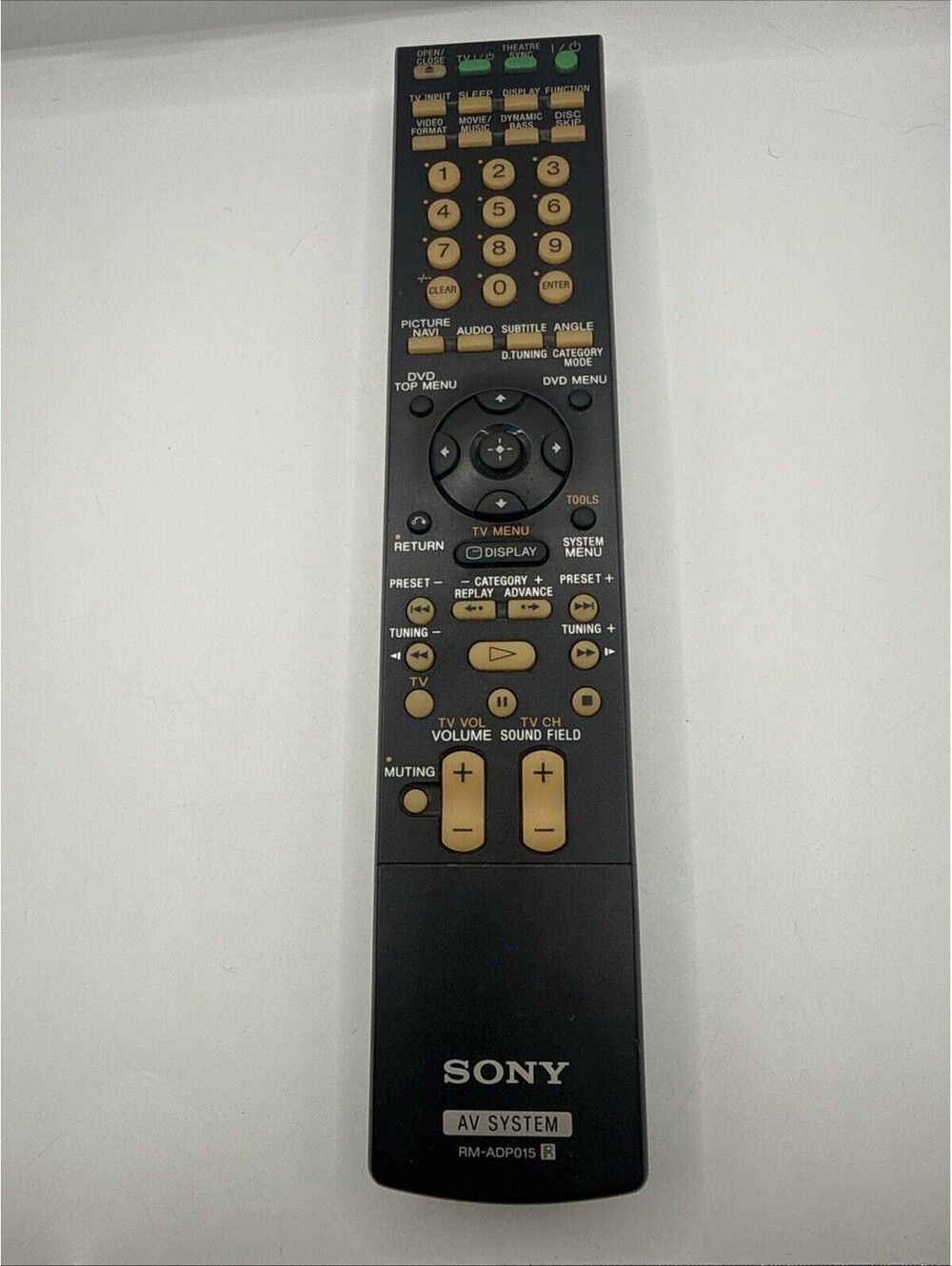 Genuine Sony RM-ADP015 AV System Remote Control DAV-HDX500 DAV-HDX501W OEM